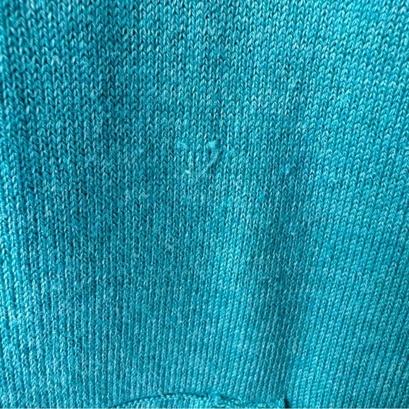 Eddie Bauer Blue Full Zip Hooded Lightweight Sweater Size Large - Picture 5 of 10